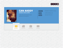 Tablet Screenshot of canaksoy.com